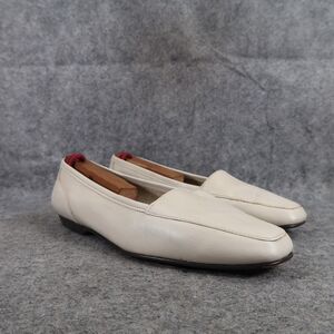 Partners Shoes Womens 8 Loafer Flat Leather Fashion Career Vintage Slip On Retro